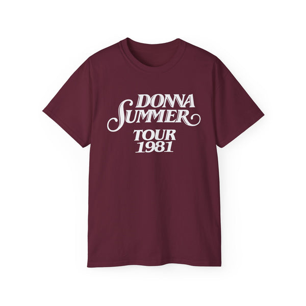 Donna Summer Tour 1981 T Shirt (Heavyweight)