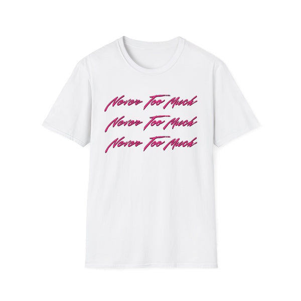Never Too Much Luther Vandross T Shirt (Lightweight) | SoulTees.co.uk