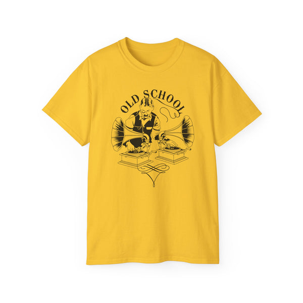 Old School DJ T Shirt (Heavyweight)