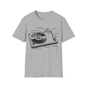 Record Player / Turntable T Shirt Light Weight | SoulTees.co.uk - SoulTees.co.uk