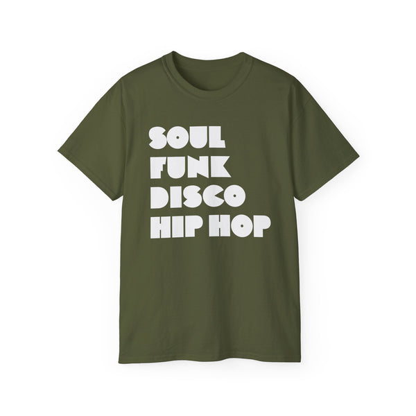 Soul Funk Disco Hip Hop T Shirt (Heavyweight)