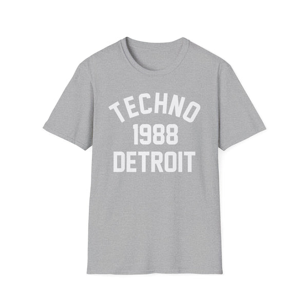 Techno Detroit 1988 T Shirt (Lightweight) | SoulTees.co.uk