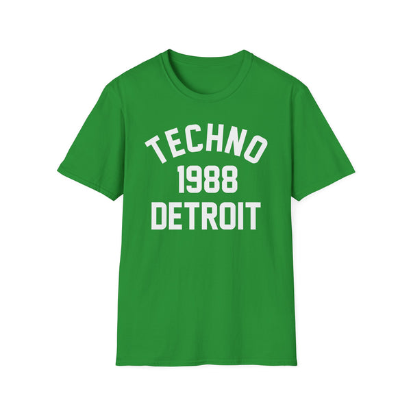 Techno Detroit 1988 T Shirt (Lightweight) | SoulTees.co.uk