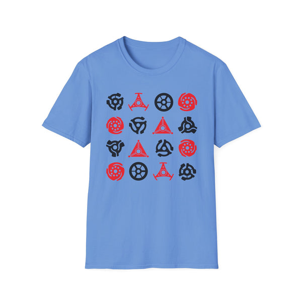 16 Record Adaptors T Shirt (Lightweight) | SoulTees.co.uk