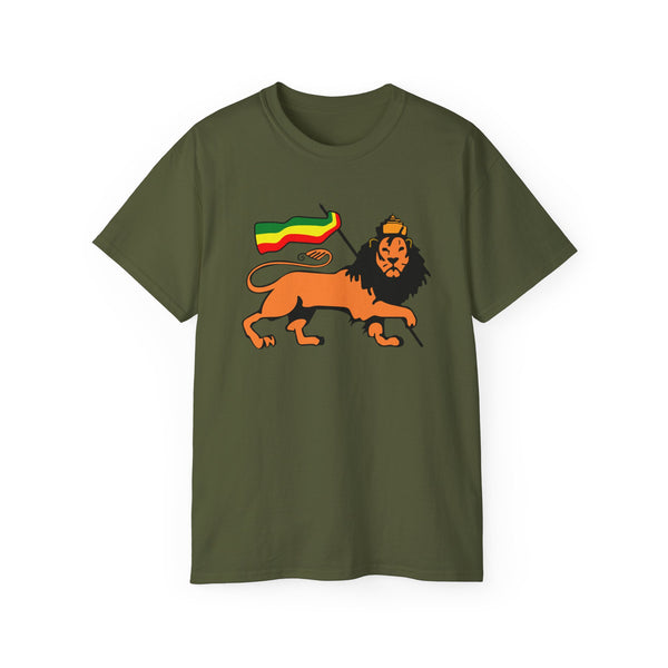 Lion Of Judah Rasta T Shirt (Heavyweight)