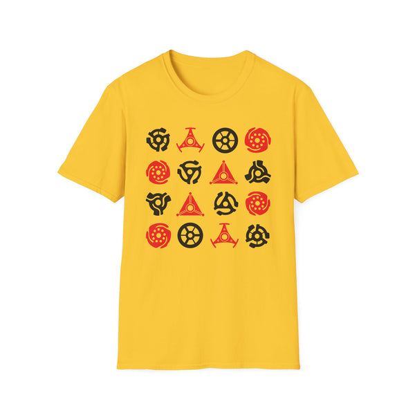 16 Record Adaptors T Shirt (Lightweight) | SoulTees.co.uk
