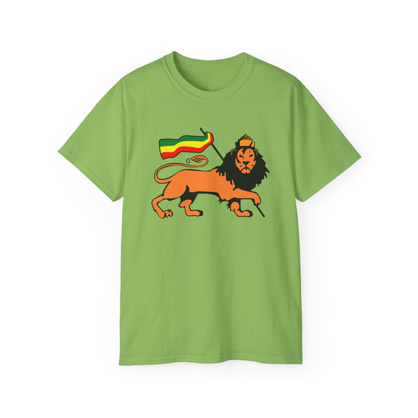 Lion Of Judah Rasta T Shirt (Heavyweight)