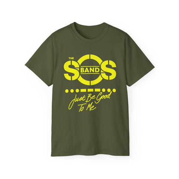 SOS Band Just Be Good To Me T Shirt (Heavyweight)