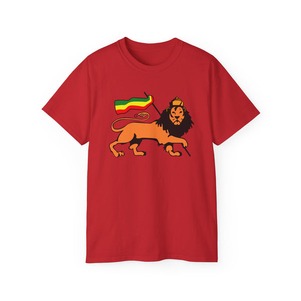 Lion Of Judah Rasta T Shirt (Heavyweight)