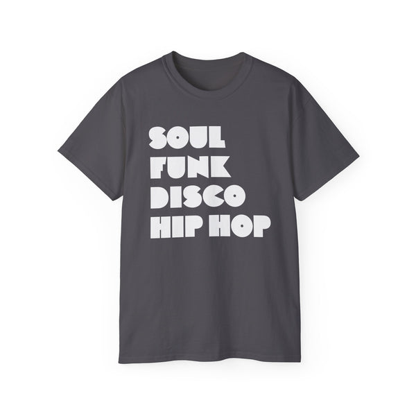 Soul Funk Disco Hip Hop T Shirt (Heavyweight)