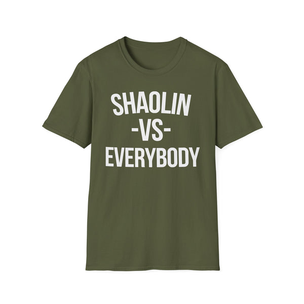Shaolin vs Everybody T Shirt Mid Weight | SoulTees.co.uk - SoulTees.co.uk