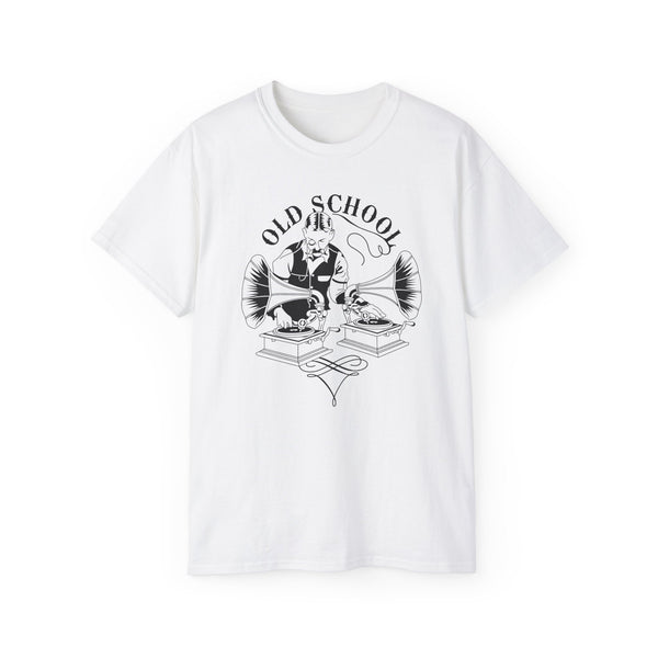 Old School DJ T Shirt (Heavyweight)