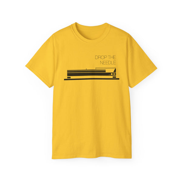 Drop The Needle T Shirt (Heavyweight)