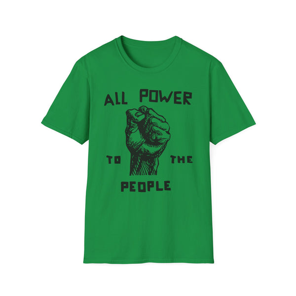 All Power To The People T Shirt Mid Weight | SoulTees.co.uk - SoulTees.co.uk