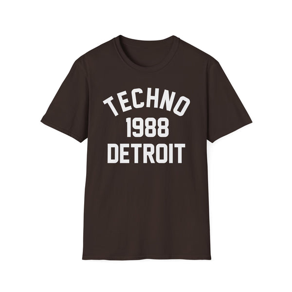 Techno Detroit 1988 T Shirt (Lightweight) | SoulTees.co.uk