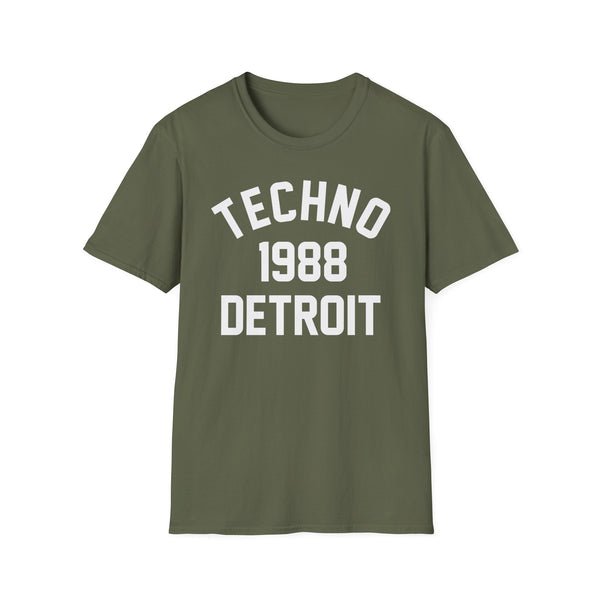 Techno Detroit 1988 T Shirt (Lightweight) | SoulTees.co.uk