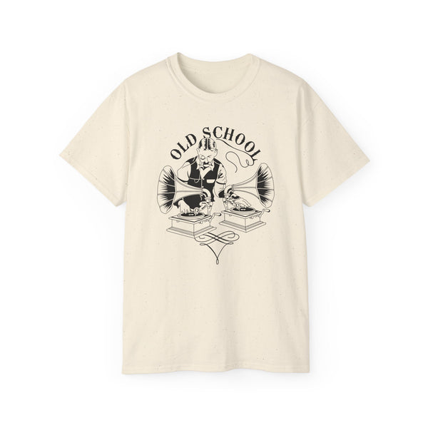 Old School DJ T Shirt (Heavyweight)