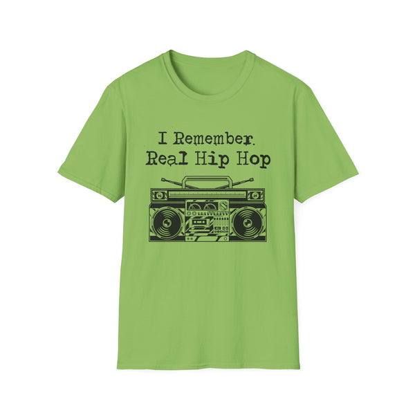 I Remember Real Hip Hop T Shirt (Lightweight) | SoulTees.co.uk