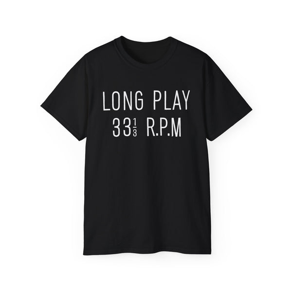 Long Play 33 1/3 RPM T Shirt Heavyweight