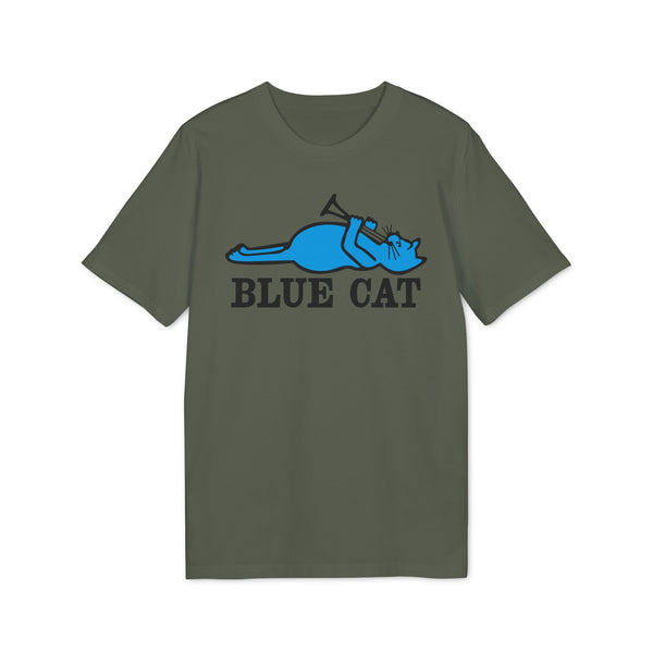 Blue Cat Records T Shirt (Premium Organic)