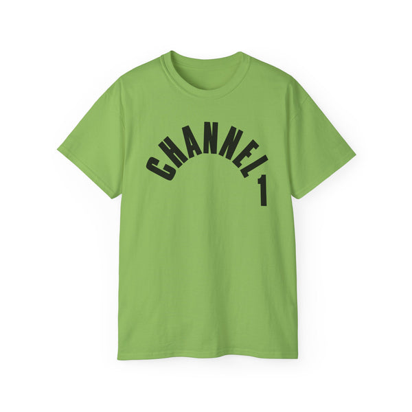 Channel 1 Records T Shirt Heavyweight