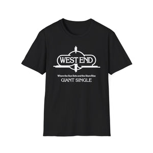 Where The Sun Sets West End Records T Shirt Mid Weight | SoulTees.co.uk - SoulTees.co.uk