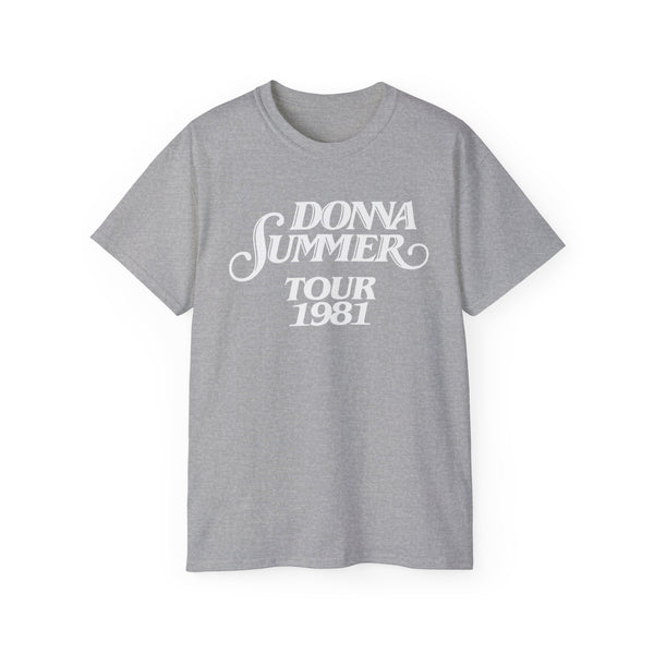 Donna Summer Tour 1981 T Shirt Heavyweight