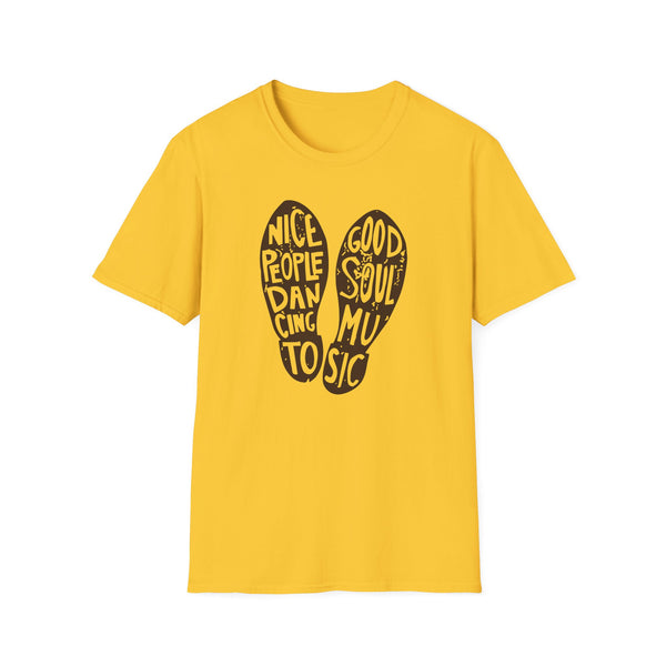 Nice People Dancing To Good Soul Music T Shirt Standard Weight | SoulTees.co.uk