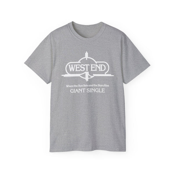 Where The Sun Sets West End Records T Shirt Heavyweight