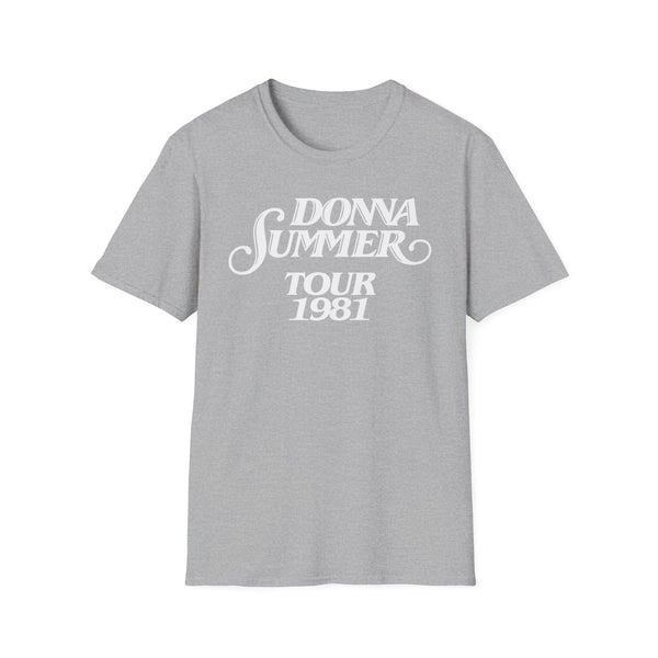 Donna Summer Tour 1981 T Shirt Mid Weight | SoulTees.co.uk - SoulTees.co.uk