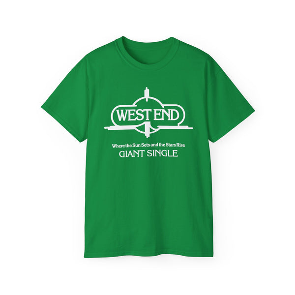 Where The Sun Sets West End Records T Shirt Heavyweight