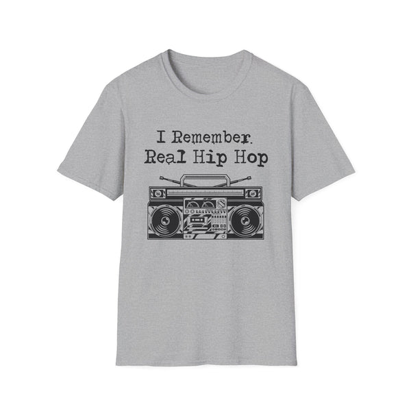 I Remember Real Hip Hop T Shirt (Lightweight) | SoulTees.co.uk