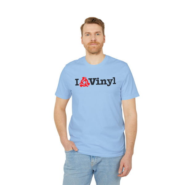 I Love Vinyl T Shirt (Premium Organic)