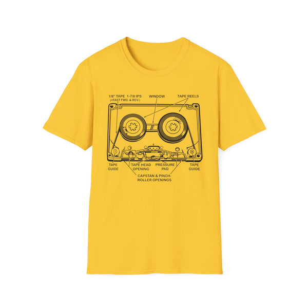 Cassette Tape T Shirt Mid Weight | SoulTees.co.uk - SoulTees.co.uk