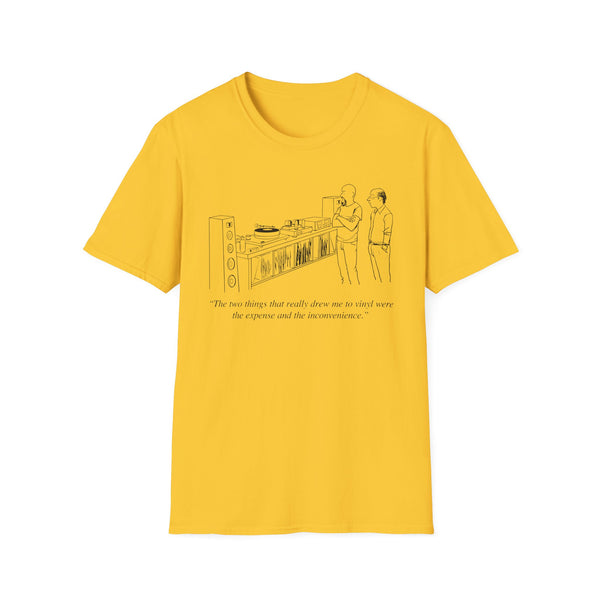 Vinyl Inconvenience T Shirt (Lightweight) | SoulTees.co.uk