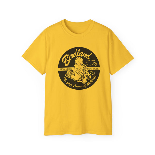 Birdland Jazz Club New York T Shirt Heavyweight