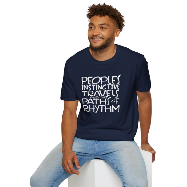 BLACK FRIDAY ONE OFF: People's Instinctive Travels T Shirt MEDIUM | 40% OFF