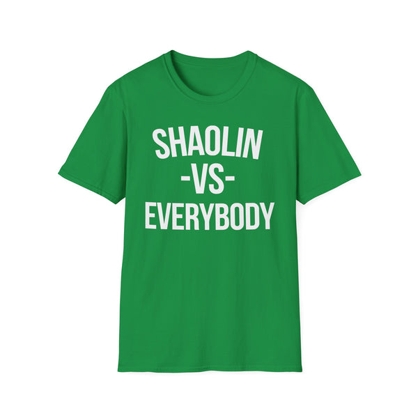 Shaolin vs Everybody T Shirt Mid Weight | SoulTees.co.uk - SoulTees.co.uk