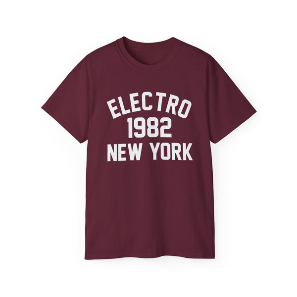 Electro 1982 New York T Shirt Heavyweight