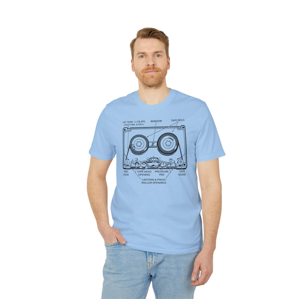 How It Works: Cassette Tape T Shirt (Premium Organic)