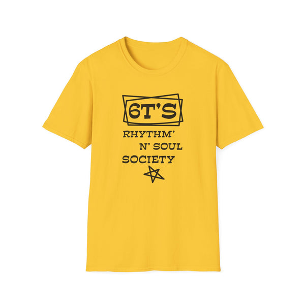 6Ts Rhythm n Soul Society T Shirt Mid Weight | SoulTees.co.uk - SoulTees.co.uk