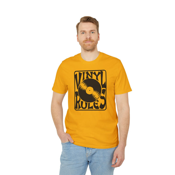 Vinyl Rules T Shirt (Premium Organic)