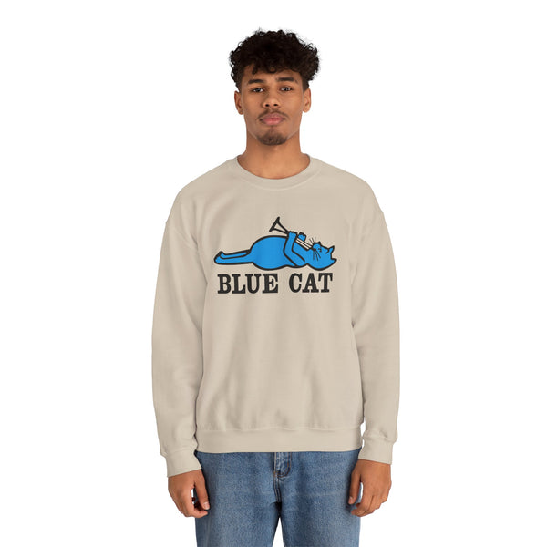 Blue Cat Sweatshirt