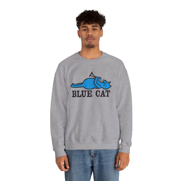 Blue Cat Sweatshirt