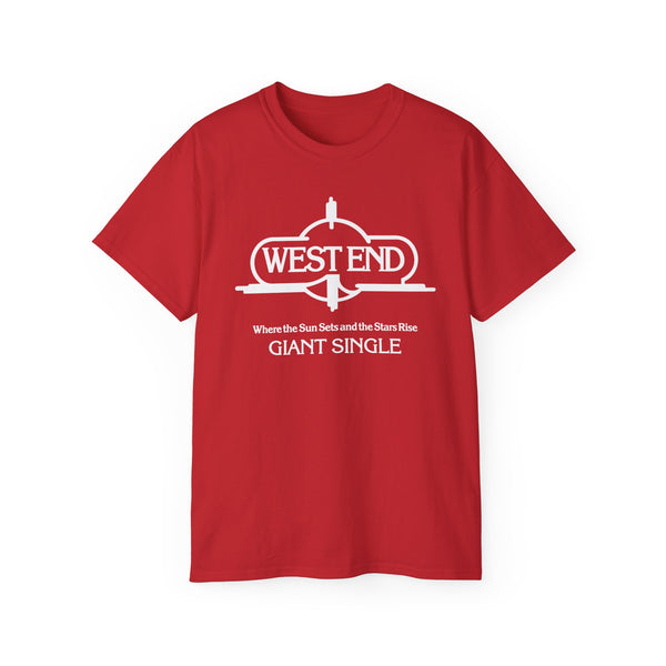 Where The Sun Sets West End Records T Shirt Heavyweight