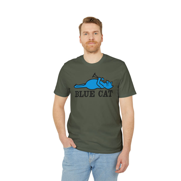 Blue Cat Records T Shirt (Premium Organic)