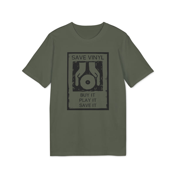 Save The Vinyl T Shirt (Premium Organic)