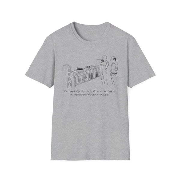 Vinyl Inconvenience T Shirt (Lightweight) | SoulTees.co.uk