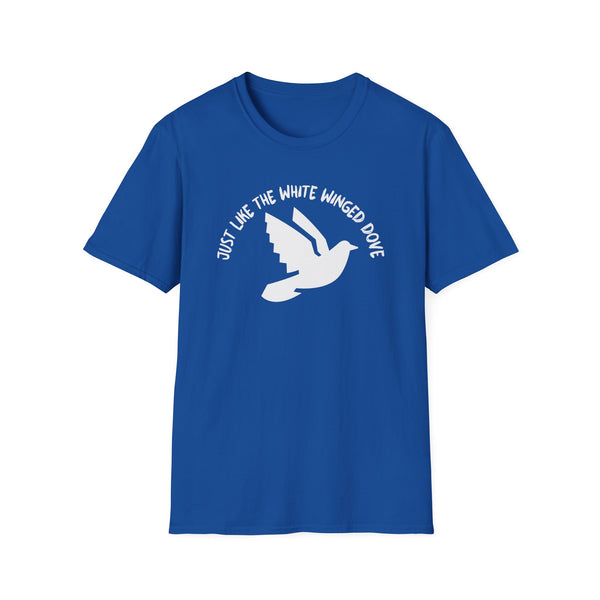 Stevie Nicks White Winged Dove T Shirt Mid Weight | SoulTees.co.uk - SoulTees.co.uk