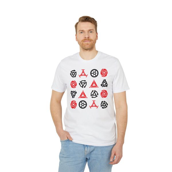 16 Record Adaptors T Shirt (Premium Organic)